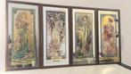 (After) Alphons Mucha cristal - As 4 estações, Antiek en Kunst, Curiosa en Brocante