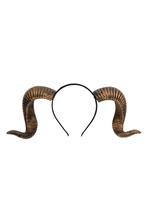 Haarband Hoorns Goud Diadeem Griekse God Ram Bok Haar Band H, Ophalen of Verzenden, Nieuw
