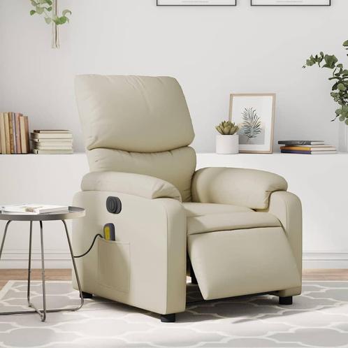 vidaXL Massagestoel verstelbaar elektrisch kunstleer, Huis en Inrichting, Fauteuils, Nieuw, Verzenden