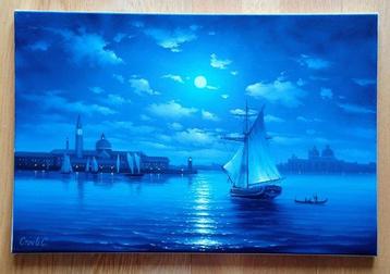 Serhii Stoev (1971) - Venice on a moonlit night