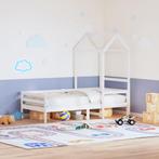 vidaXL Kinderbedhuisje 98x70x176,5 cm massief grenenhout wit, Huis en Inrichting, Slaapkamer | Bedden, Verzenden, Nieuw