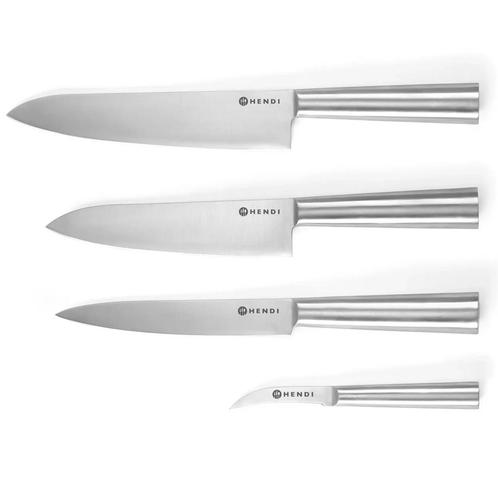 Messenset | RVS | 4 Stuks HENDI, Zakelijke goederen, Horeca | Keukenapparatuur, Nieuw in verpakking, Verzenden