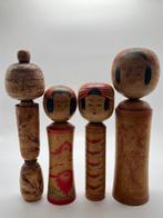 Set of Special kokeshi dolls  - Poupée Kokeshi - 1960-1970 -