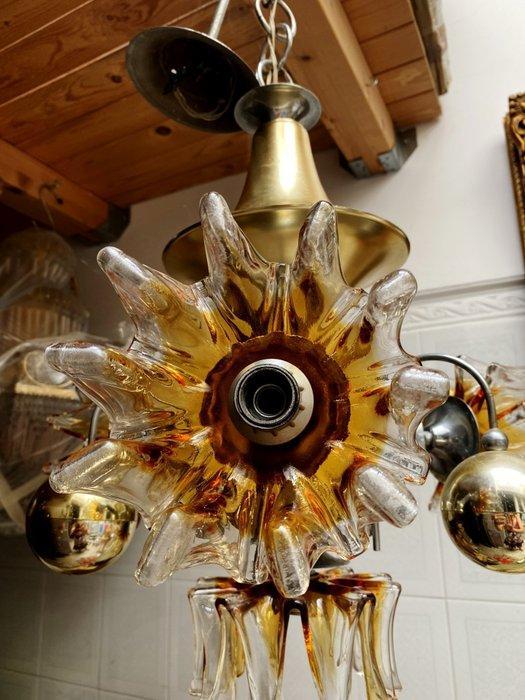 Kroonluchter - Glas, Metaal, Antiek en Kunst, Antiek | Verlichting