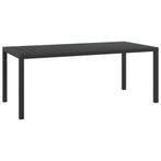 Alu/HKC Tafel 185cm Zwart | Retour Deal | Budget Smasher, Jardin & Terrasse, Tables de jardin, Verzenden