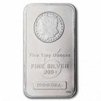 5 Troy Ounce - Argent .999 - Morgan, Postzegels en Munten