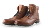 Van Lier Veterboots in maat 45 Cognac | 5% extra korting, Kleding | Heren, Schoenen, Overige kleuren, Verzenden, Van Lier, Boots