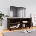 vidaXL Tv-meubel met wieltjes 90x35x35 cm bewerkt hout, Verzenden, Nieuw