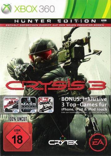 Crysis 3-Hunter Edition Duits (Xbox 360) Gebruikt, Ophalen of Verzenden