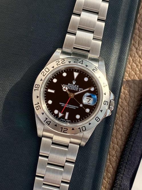 Rolex Explorer II 16570 uit 2000, Handtassen en Accessoires, Horloges | Heren, Verzenden