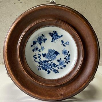 Table à plantes - Bois, Porcelaine - Ancien piédestal de