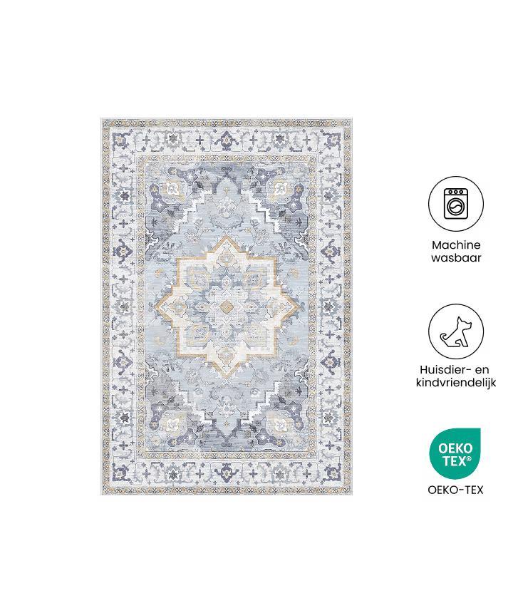 Vloerkleed - 130x185 cm - Tapijt - Woonkamer - Slaapkamer -, Huis en Inrichting, Stoffering | Tapijten en Vloerkleden, Nieuw, Verzenden