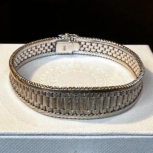 Armband - 14 karaat Witgoud, Handtassen en Accessoires, Armbanden