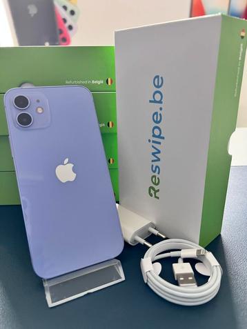 iPhone 12 Paars 64GB 128GB 256GB + 3 JAAR garantie, Ophalen of Verzenden, Zonder abonnement, Zonder simlock