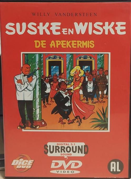Suske en Wiske - De apekermis (dvd tweedehands film), Cd's en Dvd's, Dvd's | Actie, Ophalen of Verzenden