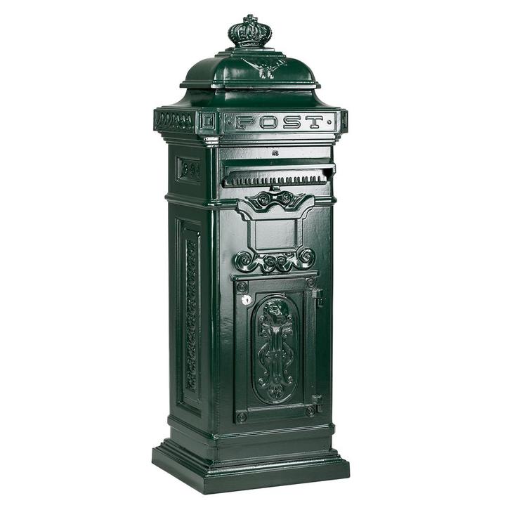 Brievenbussen aluminium B1B kolombrievenbus Brievenbussen, Tuin en Terras, Brievenbussen, Nieuw, Aluminium, Staande brievenbus