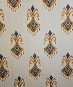 Stof IKAT Golden Emblem Exlusief origineel ontwerp -, Antiek en Kunst