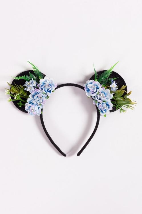 Haarband Mouse Oortjes Bloemetjes Blauw Strass Steentjes Dia, Vêtements | Femmes, Costumes de carnaval & Vêtements de fête, Enlèvement ou Envoi