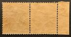Belgique 1869/1883 - Liggende Leeuw - 8c Lila - en paire, Postzegels en Munten, Gestempeld