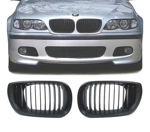 CALANDRES BMW E46 BERLINE 01-05 LOOK M PERFORMANCE NOIR MATE, Auto-onderdelen, Carrosserie, Verzenden