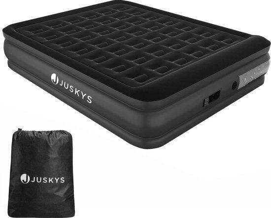 2dekans | Juskys Zelfopblaasbaar Luchtbed Sapri L - Zwart -, Kinderen en Baby's, Kinderkamer | Bedden, Ophalen of Verzenden