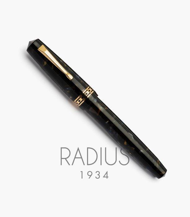 Radius 1934 - Radius 1934, Roccia Marina Gold Trim - Vulpen, Verzamelen, Pennenverzamelingen