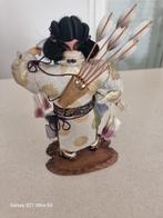 Guerrier japonais samourai - sculptuur Hout - Japan (Zonder, Antiek en Kunst