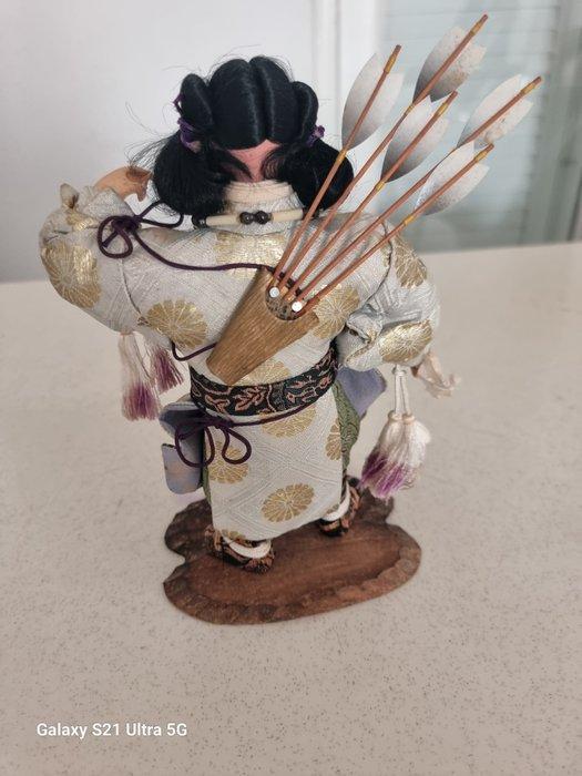 Guerrier japonais samourai - sculptuur Hout - Japan (Zonder, Antiek en Kunst, Antiek | Overige Antiek