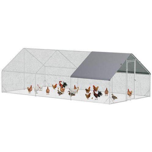 TRUUSK XXL Kippenhok 3 x 6 x 2 m - Vrije Uitloop - Met Schad, Dieren en Toebehoren, Vogels | Toebehoren, Verzenden