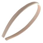 Fako Fashion® - Diadeem - Satijn - 10mm - Beige, Handtassen en Accessoires, Uiterlijk | Haarverzorging, Verzenden, Nieuw