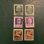 zante 1943 - Zone complète avec les deux types dimpression,