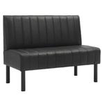 Horeca Bank | Kunstleer/Metaal | Antraciet | Zwarte Poten |, Zakelijke goederen, Verzenden, Nieuw in verpakking