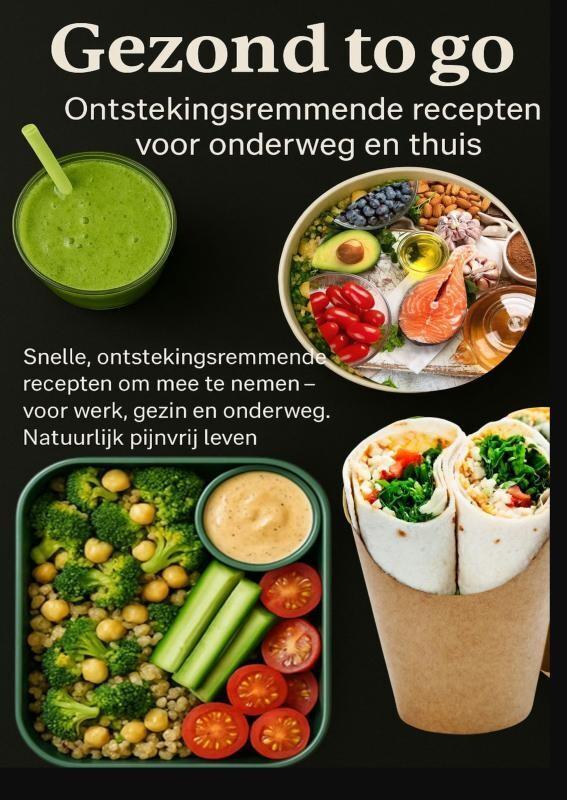 Gezond to go: Ontstekingsremmende recepten voor onderweg en, Boeken, Kookboeken, Zo goed als nieuw, Verzenden