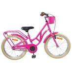 vidaXL Kinderfiets 24 Inch voor 8-12 jaar oud Donkerroze, Fietsen en Brommers, Verzenden, Nieuw