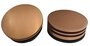 Set knop/plug badoverloopcomb. +vulfunctie rond  geborsteld, Doe-het-zelf en Bouw, Buizen en Afvoer, Ophalen of Verzenden