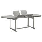 vidaXL Table � d�ner de jardin (160-240)x100x75cm Bois