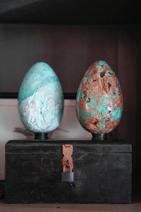 Geen reserveprijs - Prachtig paar onyx en kristalkwarts., Antiek en Kunst, Kunst | Designobjecten