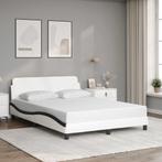 Stijlvol Bedframe 140x190 | Tweede Kansje | OP = OP!, Verzenden, Wit, Nieuw, Hout