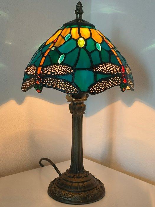 Tafellamp - glas verbonden met lood - Geen reservering, Antiek en Kunst, Curiosa en Brocante
