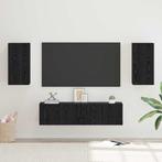 vidaXL Tv-meubelset 4 pcs Zwart eiken Medium 30,5 x 30 x 60, Verzenden, Nieuw