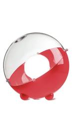 Retro Bollamp Rood – Schattige Eyecatcher met Vintage Flair, Kunststof, Nieuw, Ophalen of Verzenden, Minder dan 100 cm
