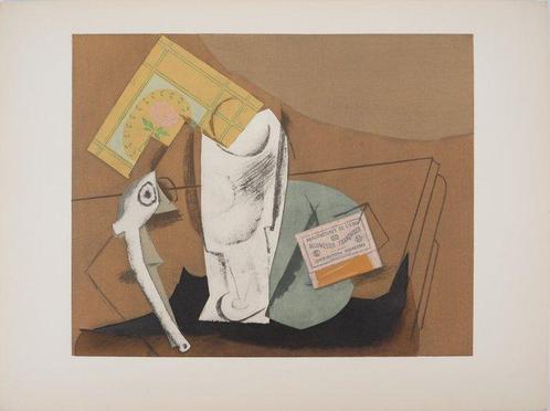 Pablo Picasso (1881-1973) - Nature morte cubiste à la pipe, Antiek en Kunst, Antiek | Overige Antiek