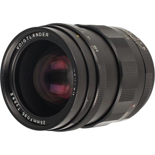Voigtlander MFT 25mm F/0.95 Nokton II occasion (incl. BTW), Audio, Tv en Foto, Foto | Lenzen en Objectieven, Zo goed als nieuw