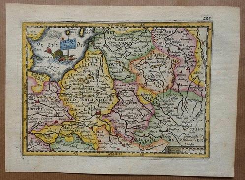 Pays-Bas - Gelderland, Overijssel; J Jansz. / L Guicciardini, Boeken, Atlassen en Landkaarten