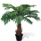 vidaXL Palmier cycus artificiel avec pot 80 cm, Verzenden