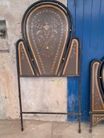 Bed - Smeedijzer - Een stevig ijzeren bed., Antiek en Kunst