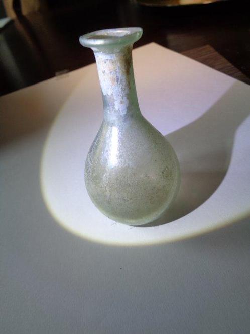 Oud-Romeins Glas fles - 70 mm  (Zonder Minimumprijs), Antiek en Kunst, Antiek | Overige Antiek