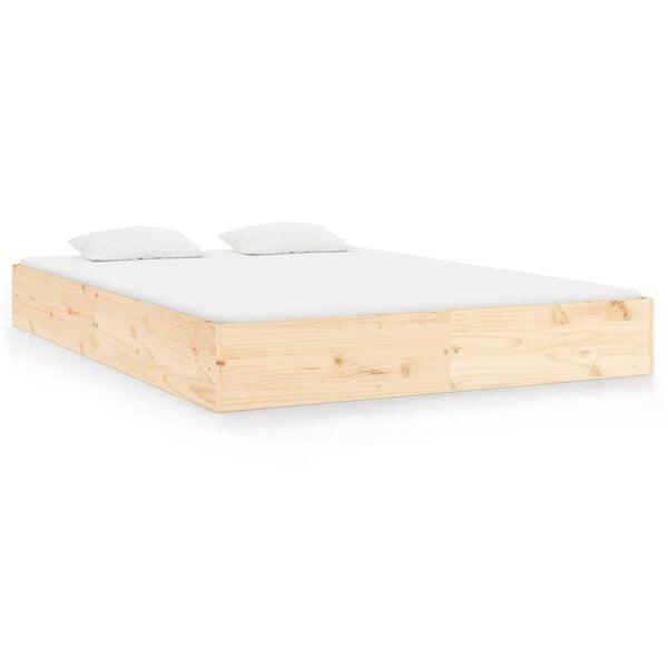 Massief Houten Bed 200x200 | Tweede Kansje | OP=OP, Huis en Inrichting, Slaapkamer | Bedden, Overige maten, 200 cm, Nieuw, Hout