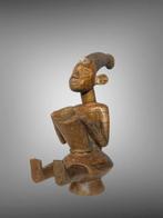 Mangbetu-sculptuur - 30 CM - beeldje, pot, mangbetu -, Antiek en Kunst, Kunst | Niet-Westerse kunst
