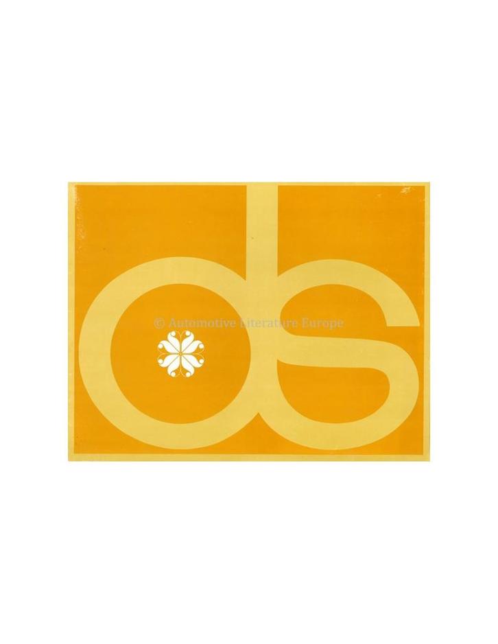 1964 CITROEN DS 19 PALLAS BROCHURE ITALIAANS, Boeken, Auto's | Folders en Tijdschriften